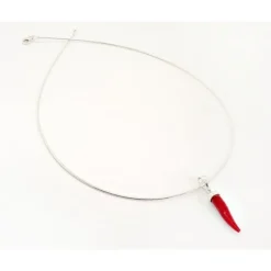 Anhänger Halsreif Koralle Silber 925 Silberschmuck kl261