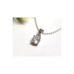 Anhänger Silber 925 Zirkonia weiß SP93