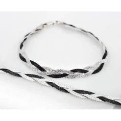 Armband Silber 925 geflochten sg199