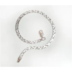 Armband Silber 925 Schlangenkette flach sg225