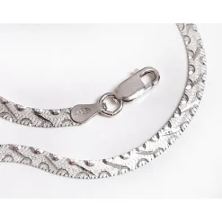 Armband Silber 925 Schlangenkette flach sg225