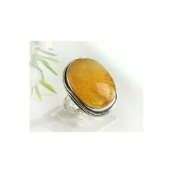 Bernstein Ring Silber 925 hf194
