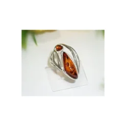 Bernstein Ring Silber 925 Bernsteinschmuck BN64