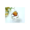 Bernstein Ring Silber 925 Bernsteinschmuck (CD07)