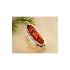 Bernstein Ring Silber 925 Bernsteinschmuck 19 mm CI59