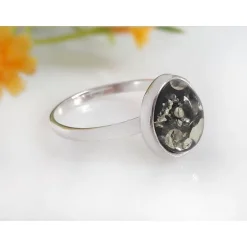 Bernstein Ring Silber 925 Bernsteinschmuck BR305