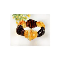 Bernstein-Armband mit Gummizug 18 cm CW129