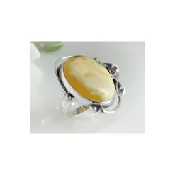 Bernstein-Ring 17 mm Silber-925 (BR113)