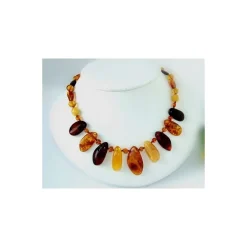 Bernsteinschmuck - Bernstein-Collier 52 cm (DC40)
