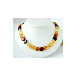 Bernsteinschmuck - Bernstein-Collier 49 cm (DC18)