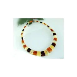 Bernsteinschmuck - Bernstein-Collier 42 cm (DA73)