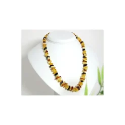 Bernsteinschmuck - Bernstein-Collier Silber-925 BE97A*