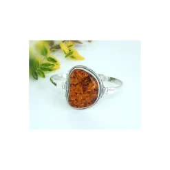 Bernsteinschmuck - Bernstein-Armreif 17 cm Silber-925 (CU32)
