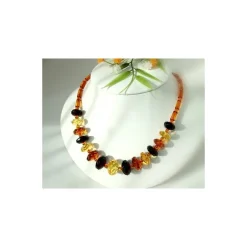 Bernsteinschmuck - Bernstein-Collier 43 cm (CR87)