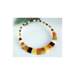 Bernsteinschmuck - Bernstein-Collier 42 cm (DA21)