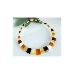 Bernsteinschmuck - Bernstein-Collier 42 cm (DA13)