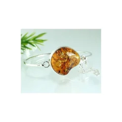 Bernsteinschmuck - Bernstein-Armreif Silber-925 (CW41)