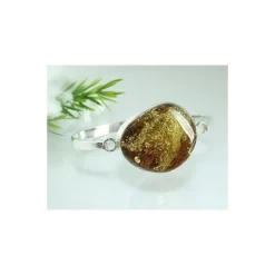 Bernsteinschmuck - Bernstein-Armreif Silber-925 (CW45)