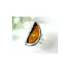 Bernsteinschmuck Bernstein Ring 17,5 mm Silber 925 HD17a