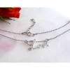 Collier Silber LOVE Collier 40 - 50 cm Silber-925 SD131