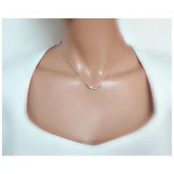 Collier Silber 925 mit Zirkonia SD209