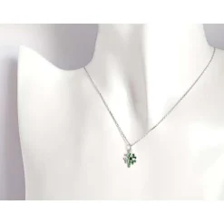Collier Silber Kleeblatt 42 cm Silber-925 SD140