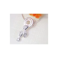Damen Silber Anhänger Silber 925 Zirkonia weiß ST64