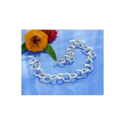 Damen Silber Armband 19 cm Silber-925 SA65