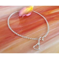 Fußkettchen Silber 925 24-30 cm Silberschmuck fr74
