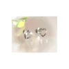 Herz Ohrstecker Silber 925 SE73