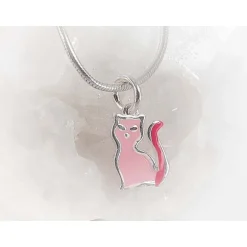 Katze Anhänger Silber ak82