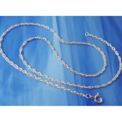 Kordelkette 42 cm bis 100 cm Kette Silber 925 KF80