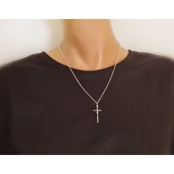 Kreuzanhänger Silber 925 Kreuz SH94