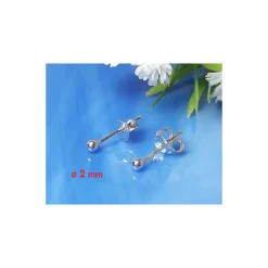 Ohrstecker Silber Ø 2,3,4 mm Ohrringe Silber 925 sx56
