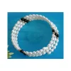 Perlen Armreif mit Onyx PER28