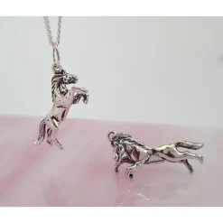 Pferd Anhänger Silber 925 Pferdanhänger Figur su378