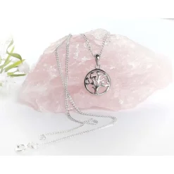 Silberschmuck - Anhänger Lebensbaum Silber-925 rhodiniert su356