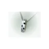Silberschmuck - Damen Anhänger Saphir blau Silber-925 TG