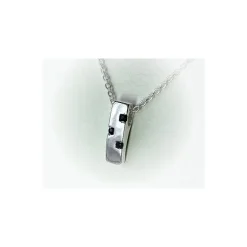 Silberschmuck - Damen Anhänger Saphir blau Silber-925 TG