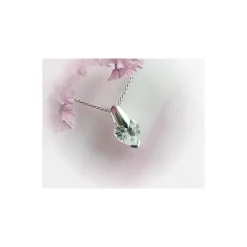 Silberschmuck - Herz-Anhänger Silber-925 Zirkonia weiss SP11