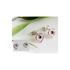Silberschmuck - Ohrstecker Herz Silber-925 (SB121)