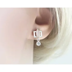 Silberschmuck - Ohrstecker Silber 925 (SB182A)