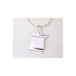 Silberschmuck - Silber Platte Anhänger Silber-925 ST53