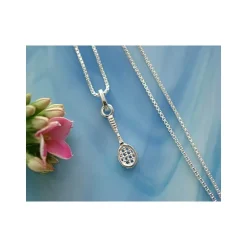 Tennisschläger Silber Anhänger Silberschmuck Silber-925 TT